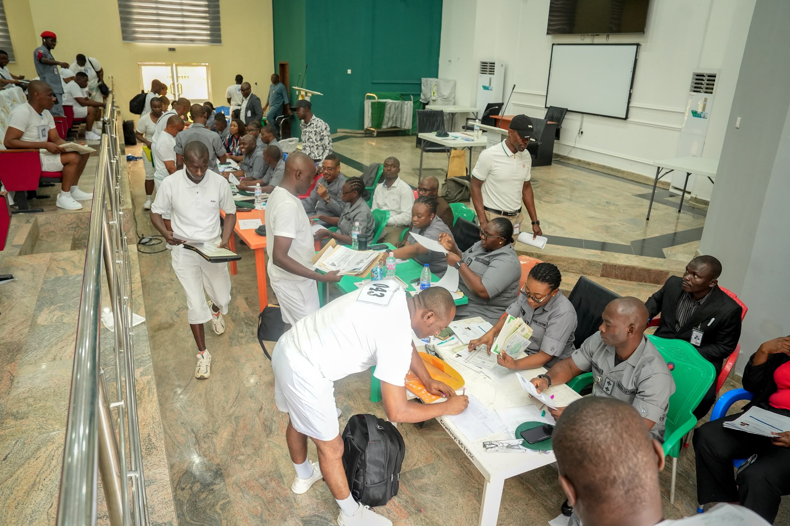 Customs Begins Final Phase of 2025 Recruitment Screening, Tasks Candidates on Discipline