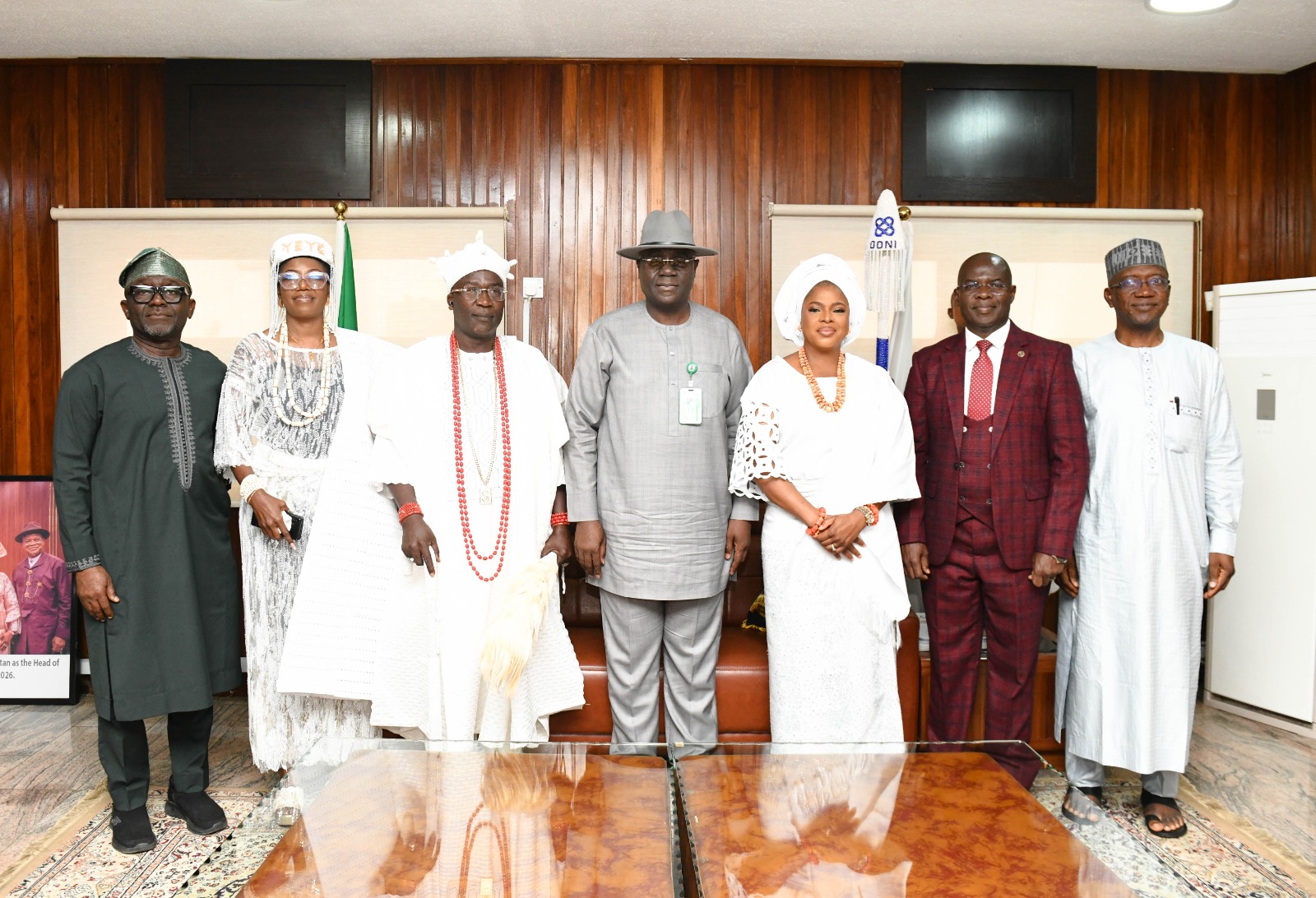 Ooni’s Wife, Yeye Afolashade, Others Pay Royal Visit to Head of Service