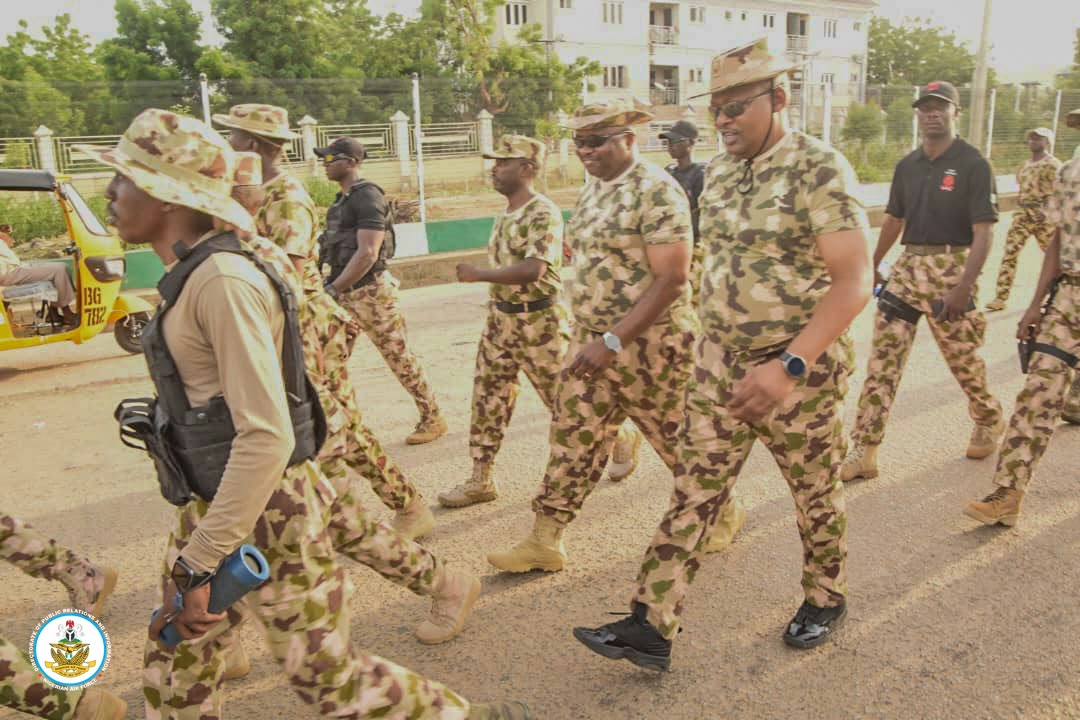 NAF Holds Nationwide Route March To Strengthen Combat Readiness