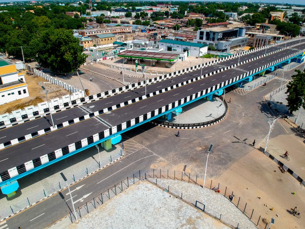 Zulum opens flyover bridge, road projects, 2 schools in Maiduguri