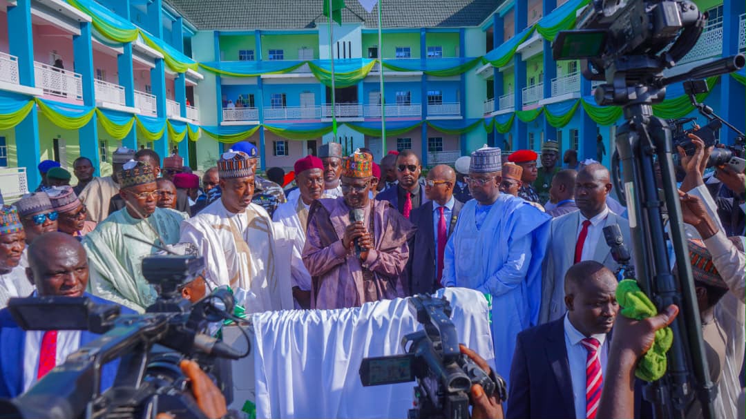 Zulum opens flyover bridge, road projects, 2 schools in Maiduguri