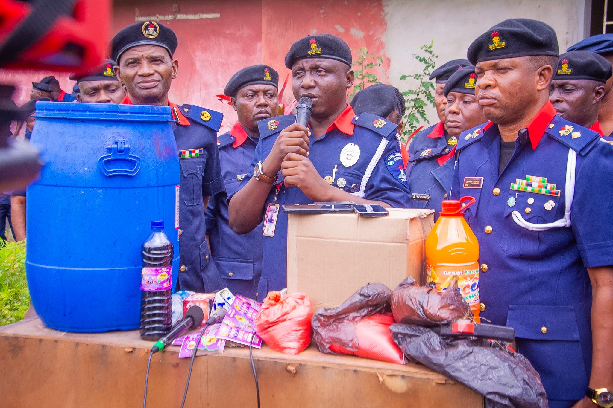 NSCDC Arrests Two Women Over Alleged Fake Fruit Juice Factory In Badagry