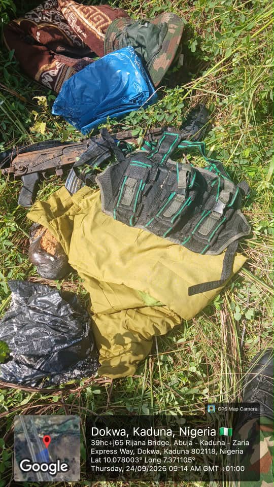 Troops foil terrorist attack in Kaduna, recover AK-47, 13 rounds