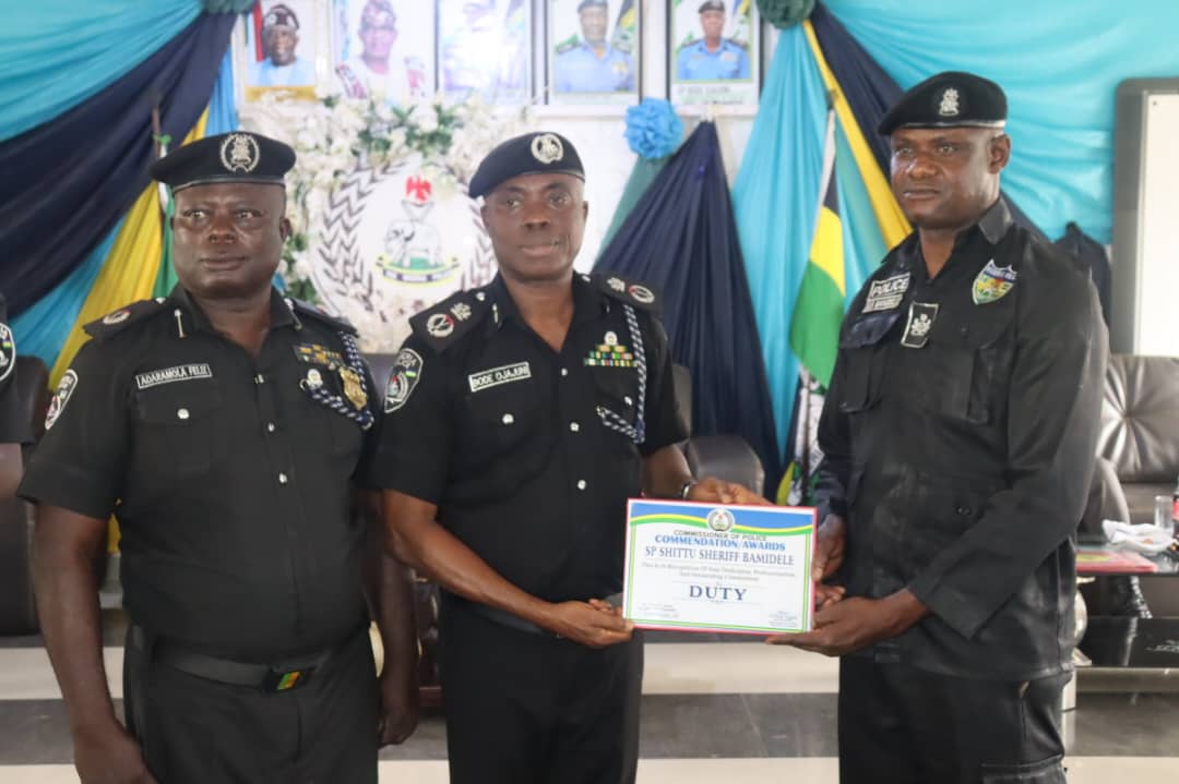 Ogun CP Rewards 39 Officers, Revives Culture of Merit in Police Command