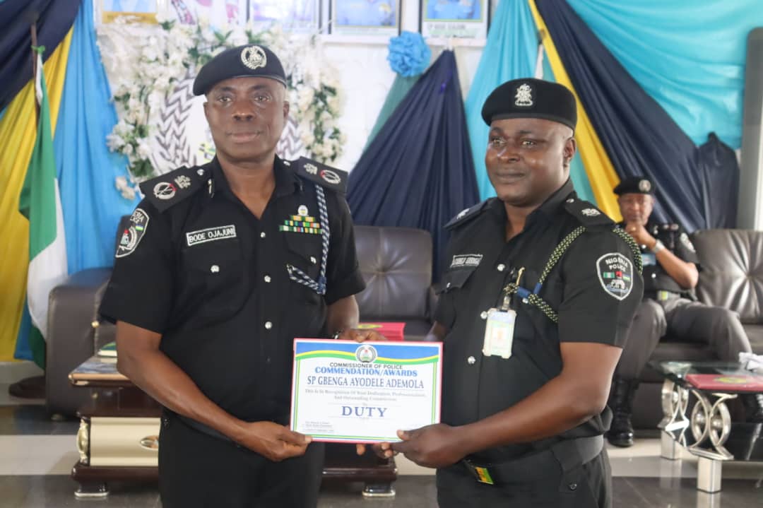 Ogun CP Rewards 39 Officers, Revives Culture of Merit in Police Command