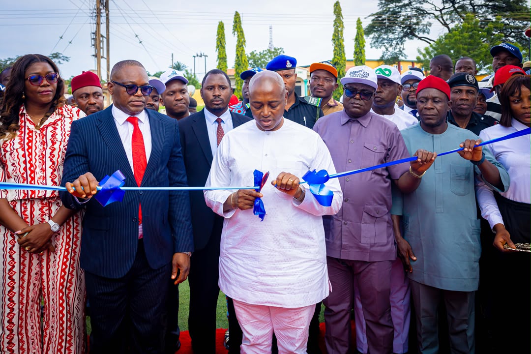 Gov. Mbah Commissions Electrification Project, Ultra-Modern Secretariat In Isi-Uzo, Reaffirms Commitment To Grassroots Development