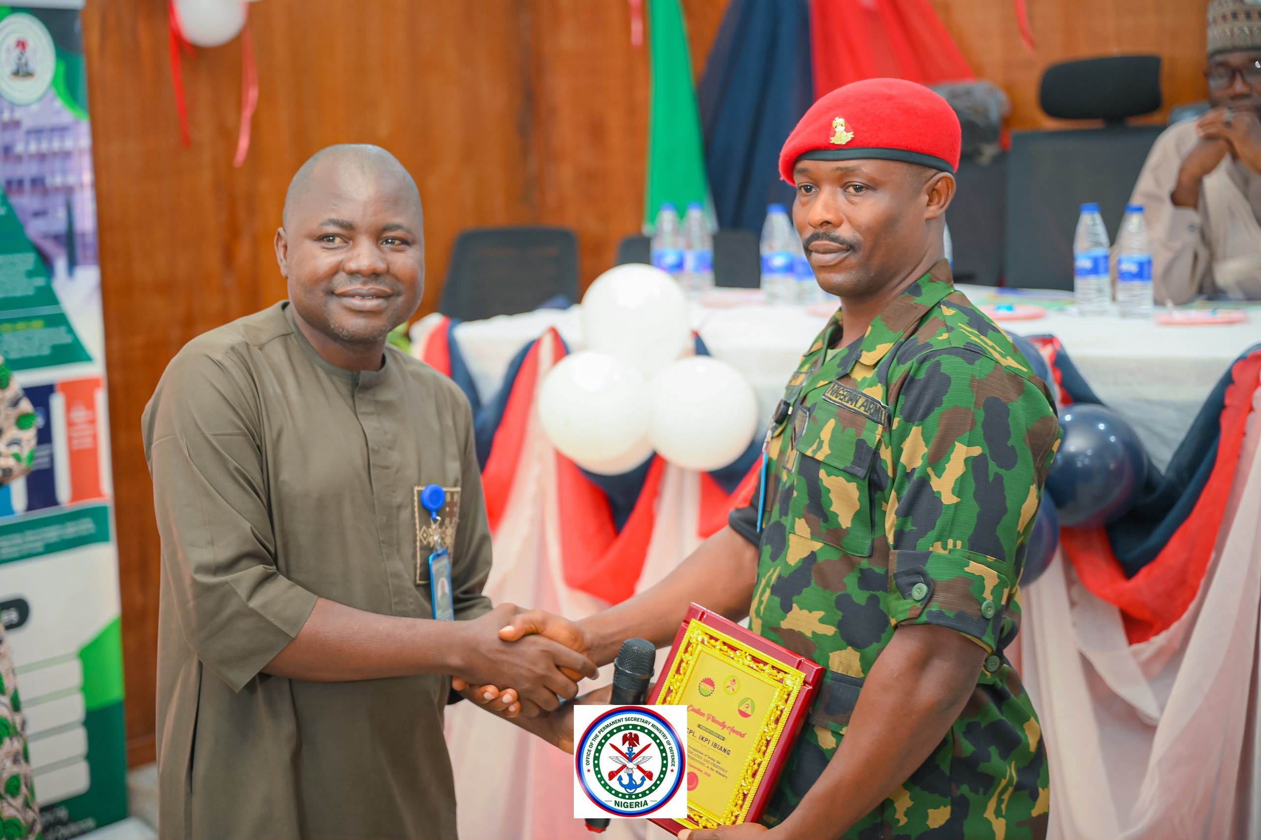 Defence Minister Urges Staff to Embrace Unity, Professionalism for Higher Productivity