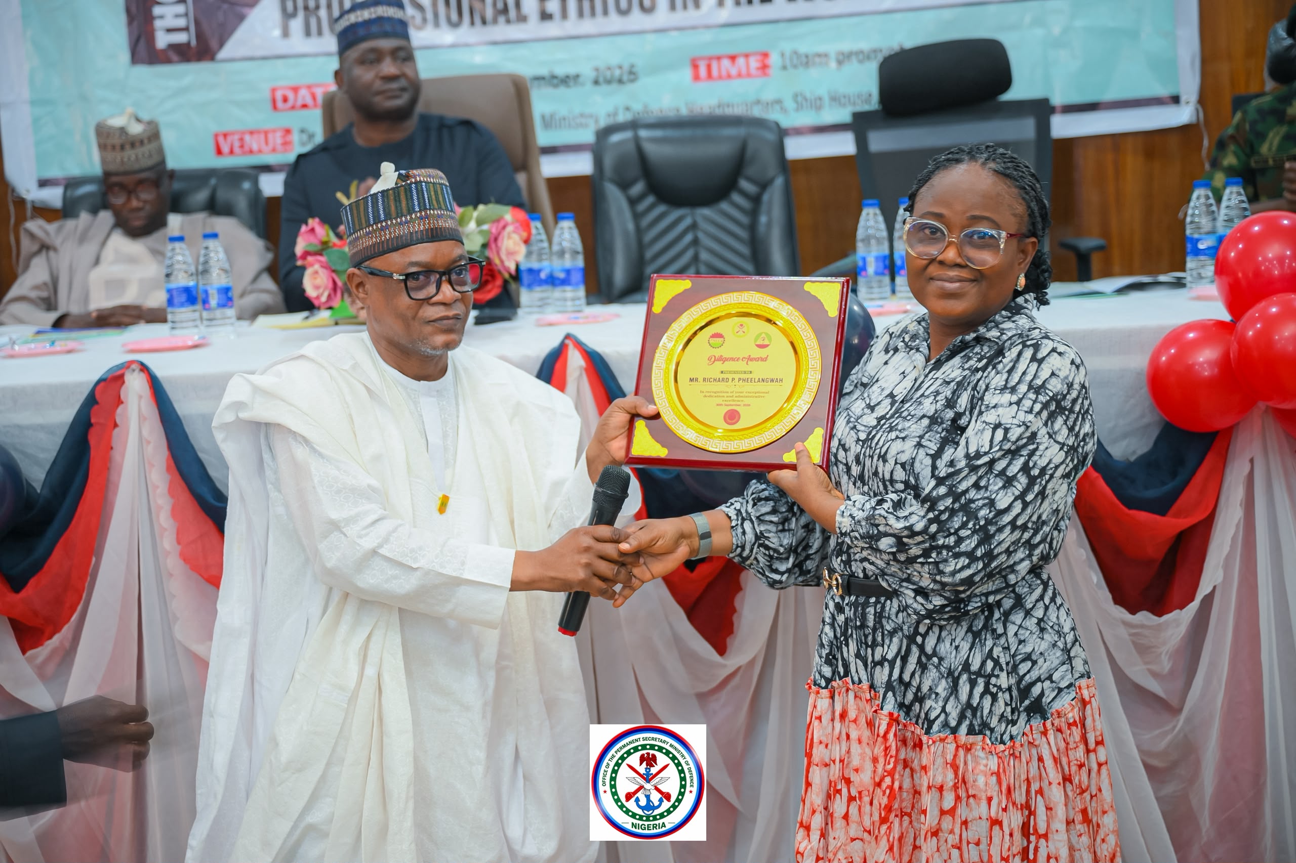 Defence Minister Urges Staff to Embrace Unity, Professionalism for Higher Productivity