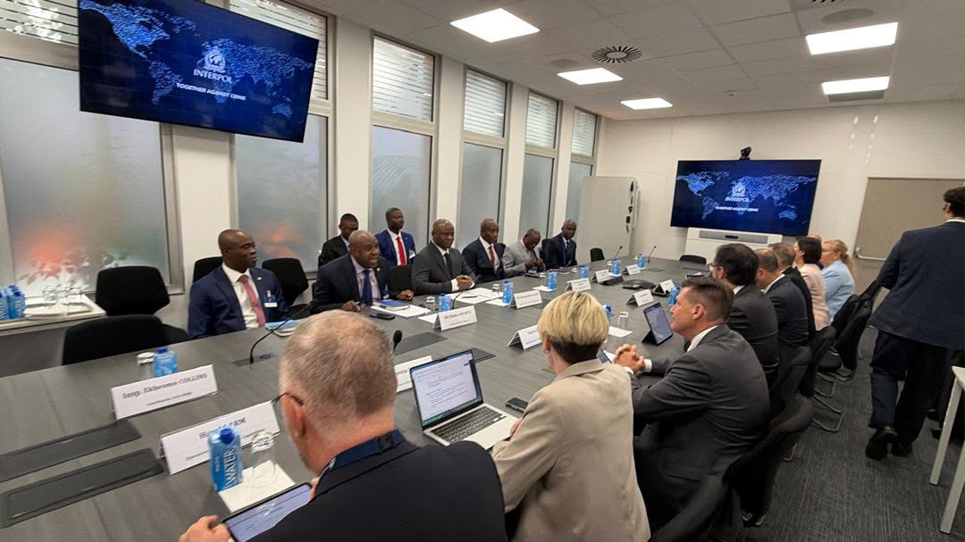 IGP Disu, Interpol Secretary General Meet in France Over Cybercrime, Terrorism, Fugitive Tracking 
