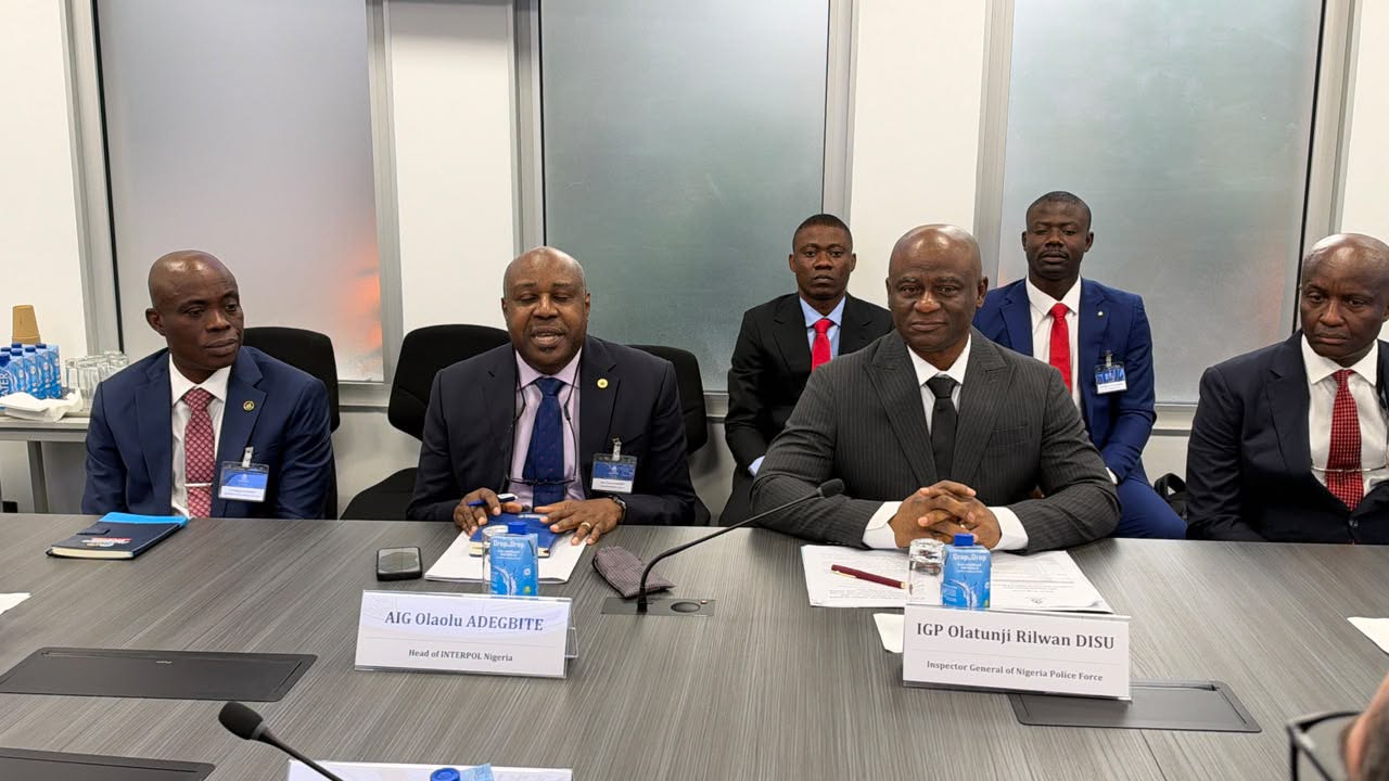 IGP Disu, Interpol Secretary General Meet in France Over Cybercrime, Terrorism, Fugitive Tracking 
