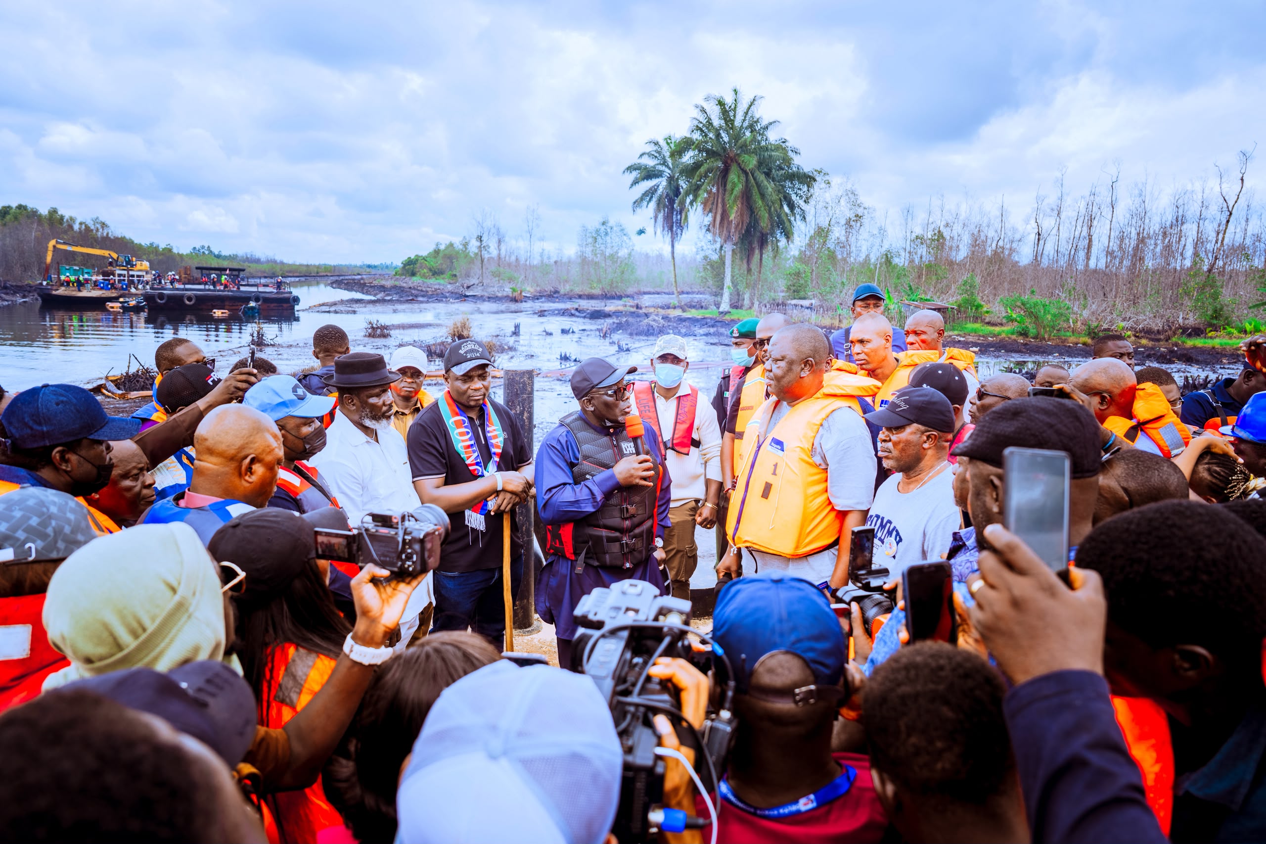 Trans-Forcados Oil Spill: Oborevwori Orders Medical Intervention, Cleanup