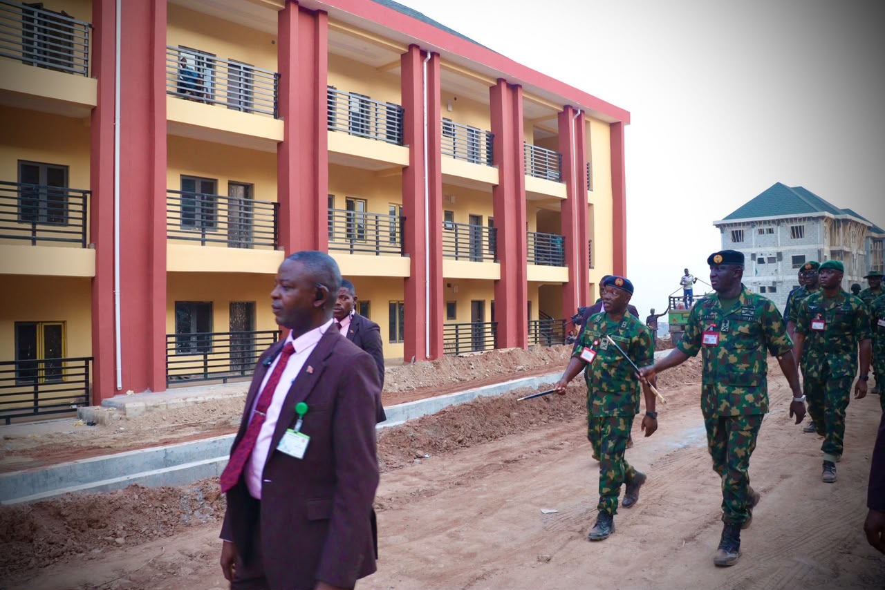 COAS Inspects Tinubu Barracks Phase II, Pushes for Timely Completion