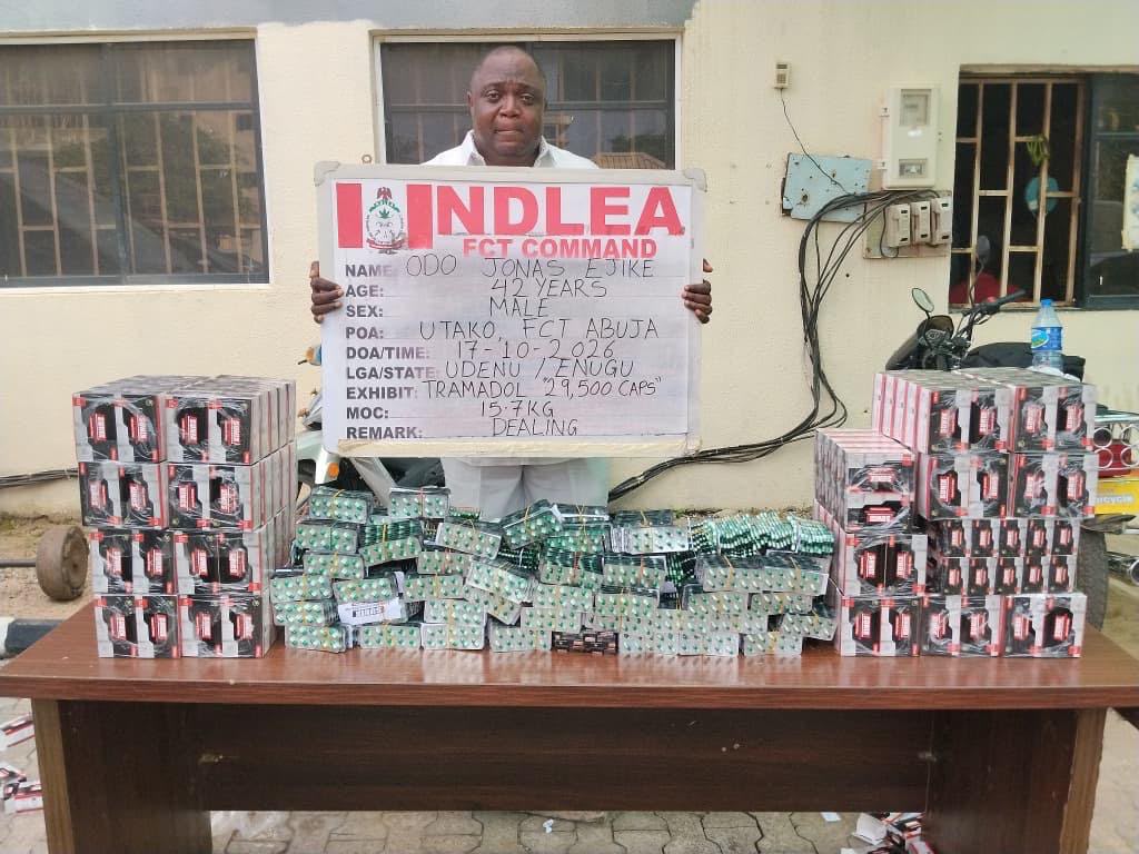 NDLEA Seizes N7bn Tramadol, Arrests 85-Year-Old Woman
