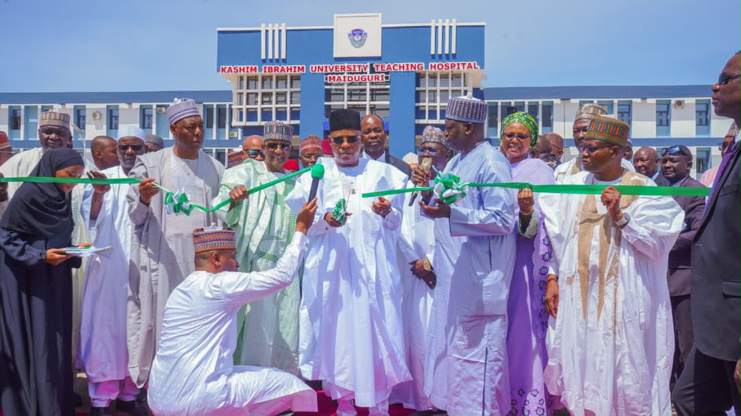 Zulum shuts medical tourism as VP Shettima opens KIU Teaching Hospital, others