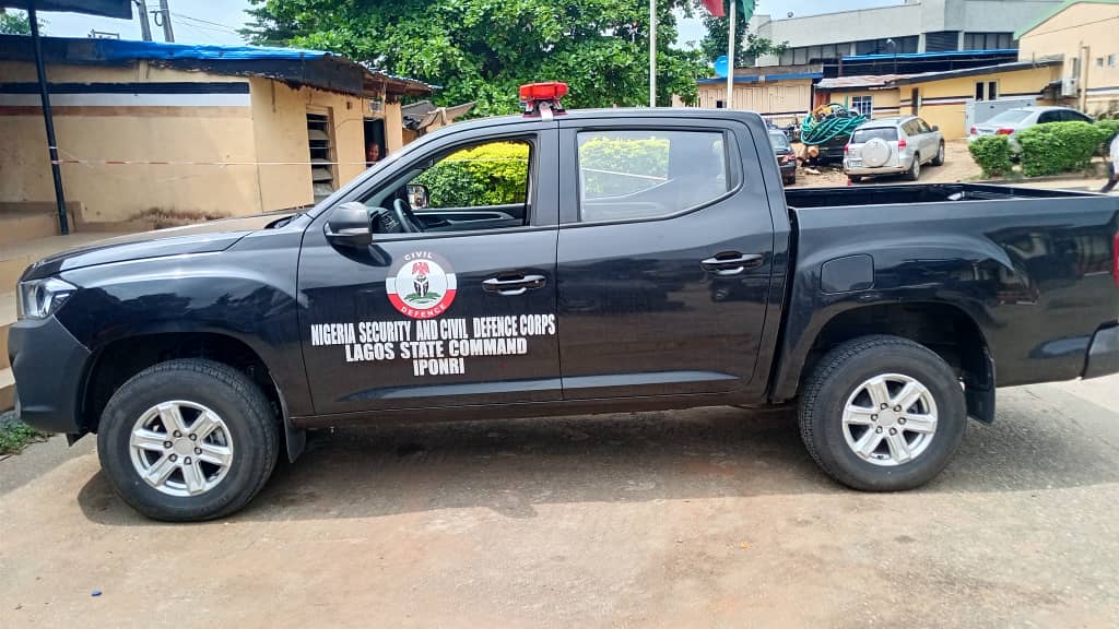 NSCDC Lagos Receives Two Patrol Vehicles to Boost Security Operations