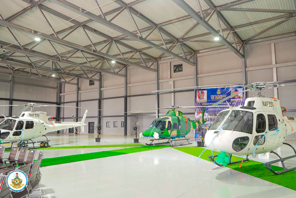 Tinubu Inducts Five New NAF Helicopters to Boost Security Operations
